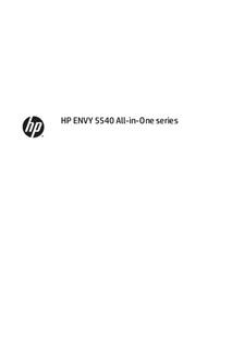 Hewlett Packard Envy 5540 manual. Camera Instructions.